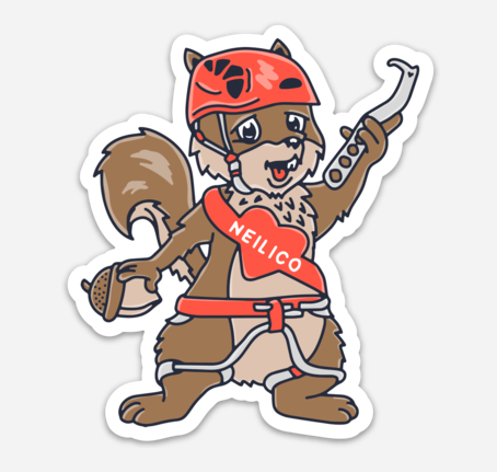 Munchies The Squirrel Sticker